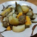 rencon03's cooksnap of when they made 圧力鍋でかんたん　牛筋と大根の煮物.