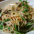 kimikona's cooksnap of when they made 簡単★★塩昆布と水菜の和風ツナパスタ♪.