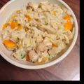 DBLT's cooksnap of when they made 明太子と豚バラ肉の炊き込みごはん.