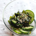 みるく茶's cooksnap of when they made きゅうりとわかめの酢の物.