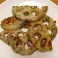 小林えりぽ's cooksnap of when they made しゃきしゃきれんこんの青海苔焼き.