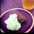 ☆ぷりちん☆'s cooksnap of when they made 炊飯器で簡単♪くるみ入り抹茶ケーキ♪.