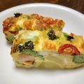 ぼのつま's cooksnap of when they made 鮭と菜の花のオープンオムレツ.