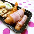 びんび❤'s cooksnap of when they made お弁当に♪ソーセージのベーコン巻き.