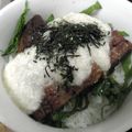 stw's cooksnap of when they made うなとろ丼.