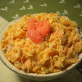 大魔女's cooksnap of when they made 明太子と鮭フレークのごはん.