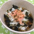 ゆうっちママ's cooksnap of when they made ダシダで鮭茶漬け風？.