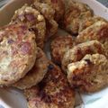 中邑食堂's cooksnap of when they made ソースが絶品☆簡単豆腐入りミニハンバーグ.