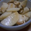 conn's cooksnap of when they made 大根うめぇ～塩昆布和え♪.