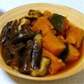 kunpuu's cooksnap of when they made 南瓜と茄子の炒め煮.