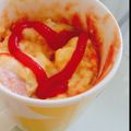 スピカ555's cooksnap of when they made *簡単*レンジでコンポタオムレツ*.