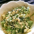 82tarou's cooksnap of when they made ほうれん草と卵のサラダ.
