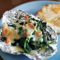 kitchenYUU's cooksnap of when they made お弁当にもう一品♪ほうれん草チーズ焼き♪.