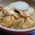 oyukidesu's cooksnap of when they made 変わりおでん種８☆枝豆とチーズの巾着.