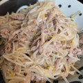 ゆるмαмα's cooksnap of when they made 醤油とんこつが絡んで旨い！もやし豚.