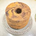 〜みみ〜's cooksnap of when they made コーヒーマーブルシフォンケーキ.