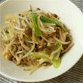 smilerody's cooksnap of when they made しめじともやしの炒め物☆超時短！.