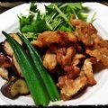 ともみん★みん's cooksnap of when they made 鶏と夏野菜の揚げ出し.