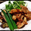 ともみん★みん's cooksnap of when they made 鶏と夏野菜の揚げ出し.