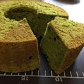 さとっちーのママ's cooksnap of when they made 甘納豆入り抹茶シフォンケーキ.