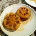 risakiママ's cooksnap of when they made レンコンのはさみ照り焼き.