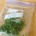 ＊実月＊'s cooksnap of when they made セロリの葉っぱの保存方法.