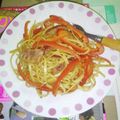 Yukiko＿N's cooksnap of when they made 簡単♪アスパラと豚肉のペペロンチーノ.