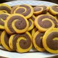 ちィも's cooksnap of when they made ハロウィンカラー*アイスボックスクッキー.