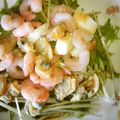 yutan1122's cooksnap of when they made 水菜とトマトのシーフードミックスサラダ♪.