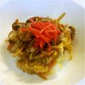 けあべえーあ's cooksnap of when they made ✿ヘルシ～な牛蒡とシメジの卵とじ牛皿✿.