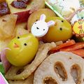 pizzacrust's cooksnap of when they made キャラ弁■ヒヨコちゃん。殻つきもいます。.