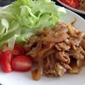 alpaca玄米茶's cooksnap of when they made はなまるレシピの極上生姜焼き.