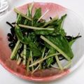 のんトメ's cooksnap of when they made 水菜と塩昆布のサラダ.