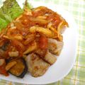 アズーロコンパクト's cooksnap of when they made 鶏焼き　きのこ＆とまとソース.