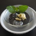 スタイリッシュママ's cooksnap of when they made バナナ白玉の黒ゴマ汁粉♡.