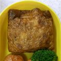 tkskkc's cooksnap of when they made ☺お弁当に♪簡単肉詰め油揚げのソース煮☺.