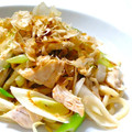 jenis's cooksnap of when they made ささみ＆ネギの和風焼きうどん♫♬.