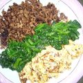 fukue853's cooksnap of when they made 三色丼☆簡単彼ご飯.