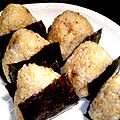 てけめけ's cooksnap of when they made ねぎ・しょうが・おかか・しょうゆおにぎり.