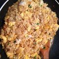 ムーヒツジ's cooksnap of when they made ☆焼き肉のタレで☆ピリ辛チャーハン☆.