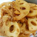 ふれんちぶるどっく's cooksnap of when they made 花粉症対策♪れんこんのにんにくきんぴら.