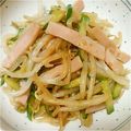 acchiあちこ's cooksnap of when they made 簡単もやしの中華風からし和え.