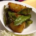 きなこ0711's cooksnap of when they made ポテトとスナップエンドウの胡麻バター.