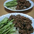かざぴー's cooksnap of when they made ジャージャー麺風☆肉味噌うどん.