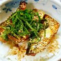 55cocokiyo's cooksnap of when they made 秋刀魚の照り焼き☆どんぶり.