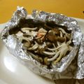 リらっくま's cooksnap of when they made 塩昆布で鮭とたっぷりきのこのホイル焼き.