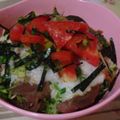 くっくのん's cooksnap of when they made トマト入りトロかつお丼.