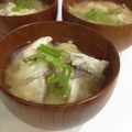 Hoink's cooksnap of when they made 真鯛　あら味噌汁.
