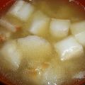 arisa06's cooksnap of when they made 里芋、ベーコン、麩の味噌汁.
