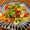 marimoまま's cooksnap of when they made きゅうり☆パプリカ☆ちくわ炒め.